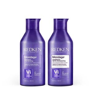 Redken Blondage DUO Color Depositing Purple Shampoo & Conditioner + Free Gift